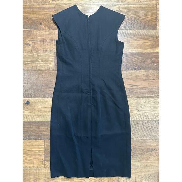 Vintage Constance Saunders Black Cotton Dress - Picture 3 of 5